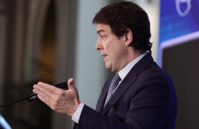 ep el presidente de la junta de castilla y leon alfonso fernandez manueco interviene en un desayuno