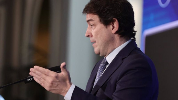ep el presidente de la junta de castilla y leon alfonso fernandez manueco interviene en un desayuno