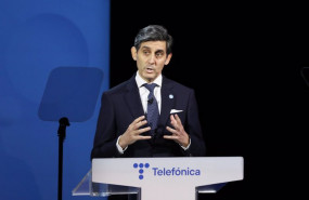 ep el presidente de telefonica jose maria alvarez pallete interviene en una junta general de ep el presidente de telefonica jose maria alvarez pallete interviene en una junta general de