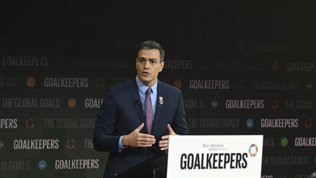 ep el presidente del gobierno en funciones pedro sanchez durante su intervencion en el acto