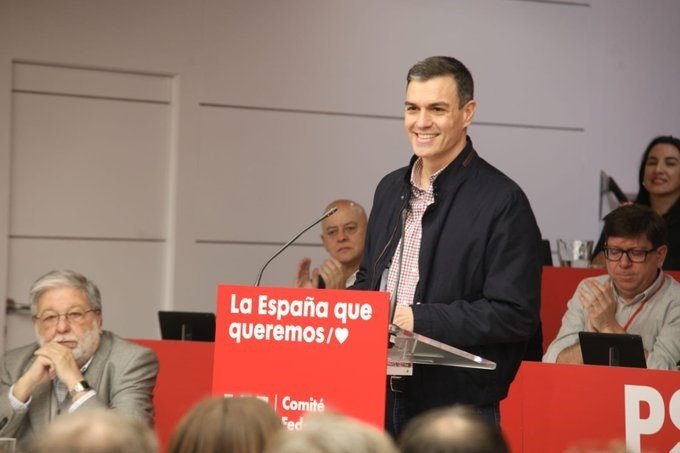 El presidente del Gobierno y líder del PSOE, Pedro Sánchez, se dirige al Comité Federal del partido | PSOE ep el presidente del gobierno y lider del psoe pedro sanchez se dirige al comite federal del partido