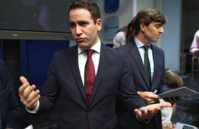 ep el secretario general del partido popular teodoro garcia egea atiende a los medios de
