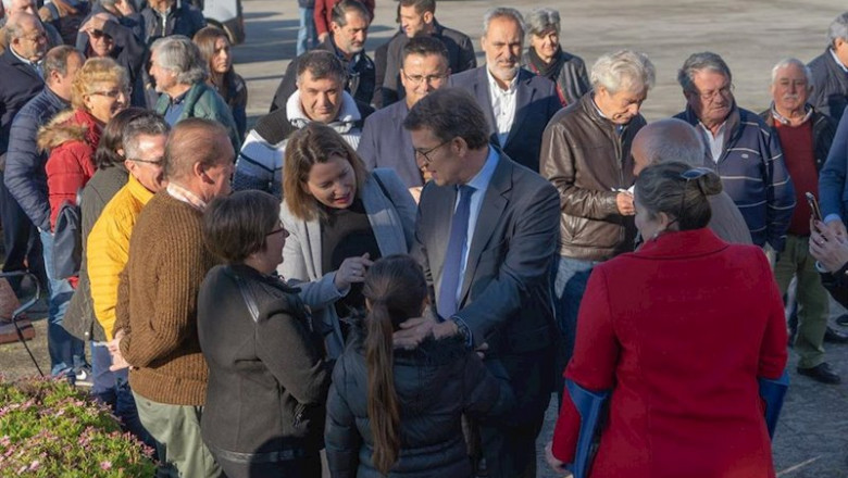 ep feijoo participa en un acto de partido en salvaterra de mino pontevedra