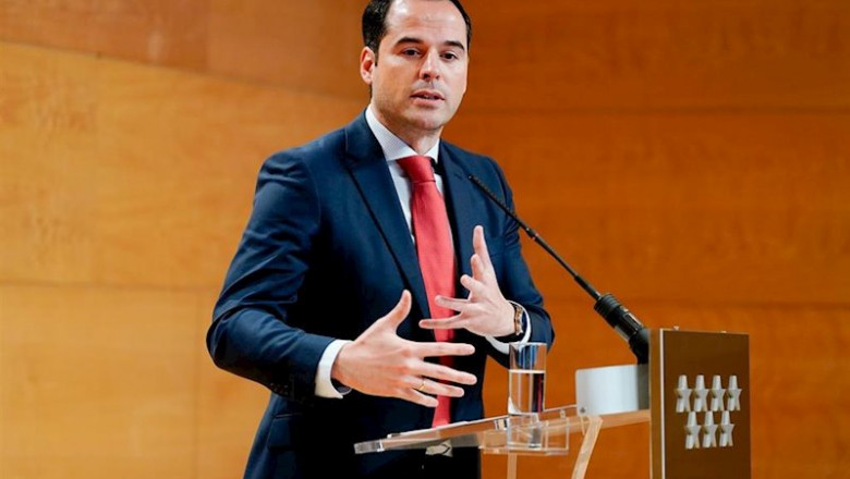 Foto recurso del vicepresidente del Gobierno, Ignacio Aguado. | COMUNIDAD DE MADRID ep foto recurso del vicepresidente del gobierno ignacio aguado