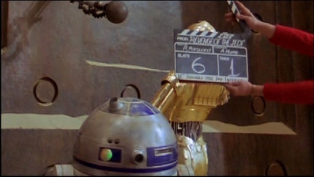 ep fotografia del rodaje de una de las peliculas de la saga star wars