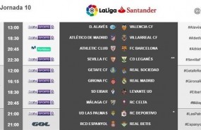 ep horarios laliga jornada 10
