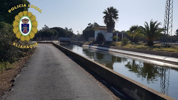 ep imagen de la zona en la que se encontraron al menor