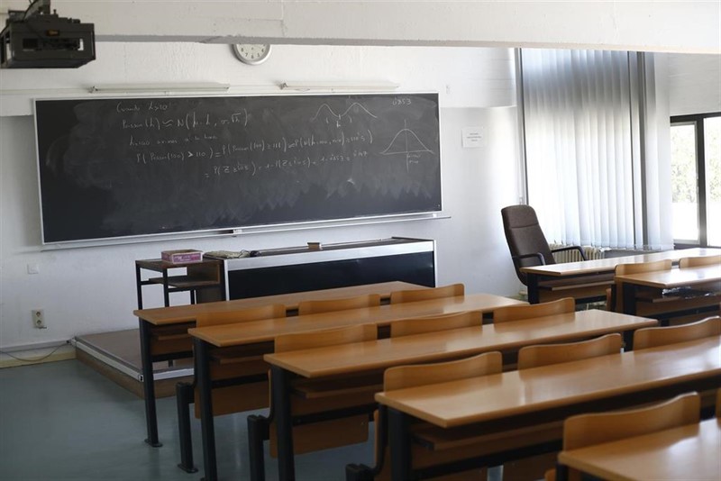 ep imagen de un aula de una facultad de la universidad complutense de madrid