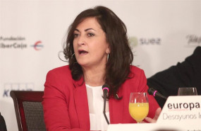 ep la presidenta de la comunidad de la rioja concha andreu durante un desayuno informativo de europa