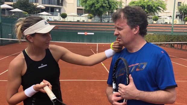 ep la tenista paula badosasu entrenador xavier budo