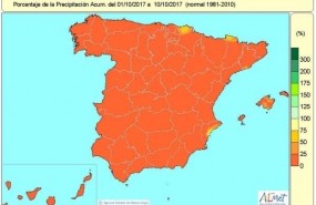 ep las lluvias acumulan97 de deficitlos primeros 10 dias ano hidrologico