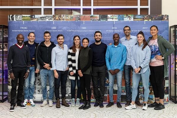 ep los miembros de la comision de atletas de world athletics