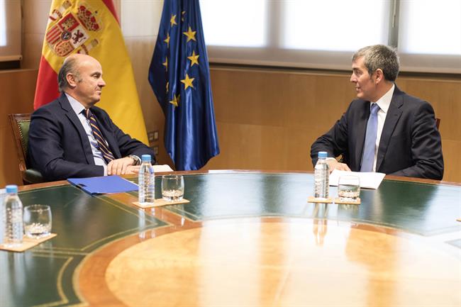 Luis de Guindos y Fernando Clavijo | GOBIERNO CANARIO ep luisguindosfernando clavijo