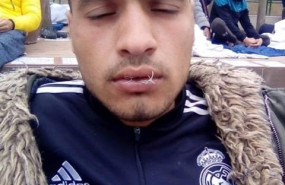 ep migrante tunecino con puntos de sutura en la boca en el ceti de melilla