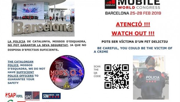 ep mwc- unos 40 mossosconcentranmwcalertarcongresistasla