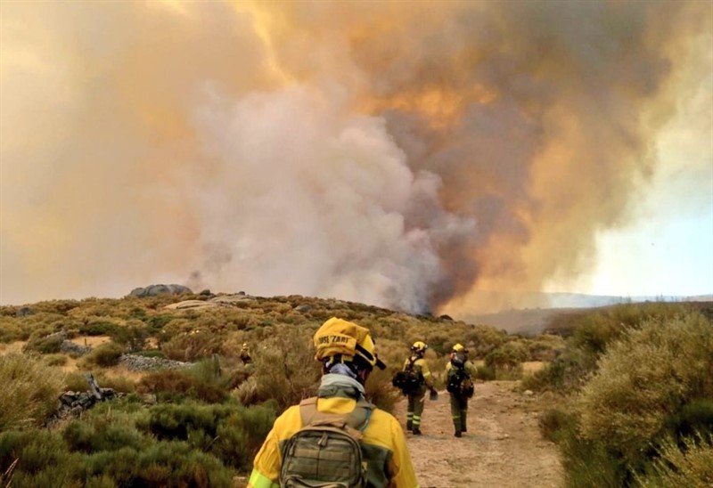 El incendio de Navalacruz podría quedar estabilizado tras quemar 12.000 hectáreas