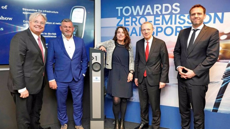 Representantes de ACEA, Clepa, Eurelectric, WindEurope y ChargeUp Europe | ACEA ep representantes de acea clepa eurelectric windeurope y chargeup europe
