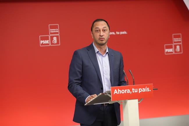 Rueda de prensa de Alfonso Rodríguez Gómez de Celis en la sede del PSOE | EUROPA PRESS ep ruedaprensaalfonso rodriguez gomezcelisla sedepsoe
