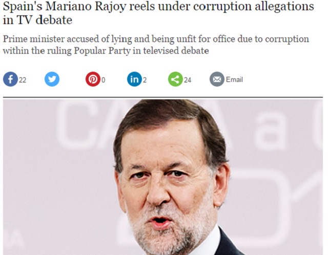 rajoy debate telegraph