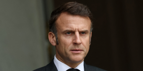 emmanuel macron lors de la visite du premier ministre grec 