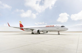 ep archivo   airbus a321xlr de iberia imagen de archivo