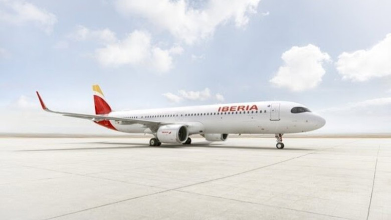 Archivo - Airbus A321XLR de Iberia. Imagen de archivo. | IBERIA - Archivo ep archivo airbus a321xlr de iberia imagen de archivo