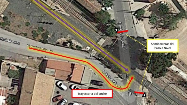 Archivo - Croquis del accidente realizado por la Comisión de Investigación de Accidentes ferroviarios (CIAF) | CIAF - Archivo ep archivo croquis del accidente realizado por la comision de investigacion de accidentes