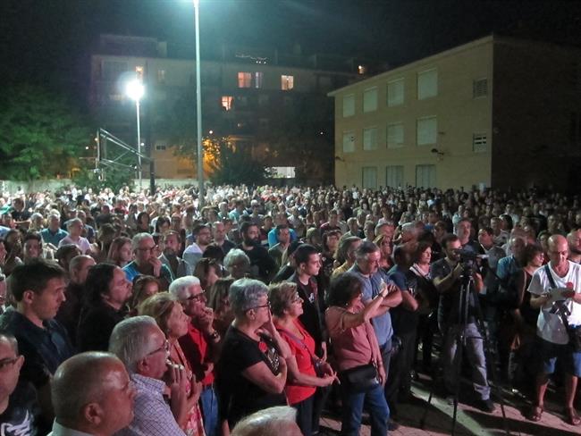 Asamblea vecinos, Plataforma Pro-Soterramiento | EUROPA PRESS ep asamblea vecinos plataforma pro-soterramiento