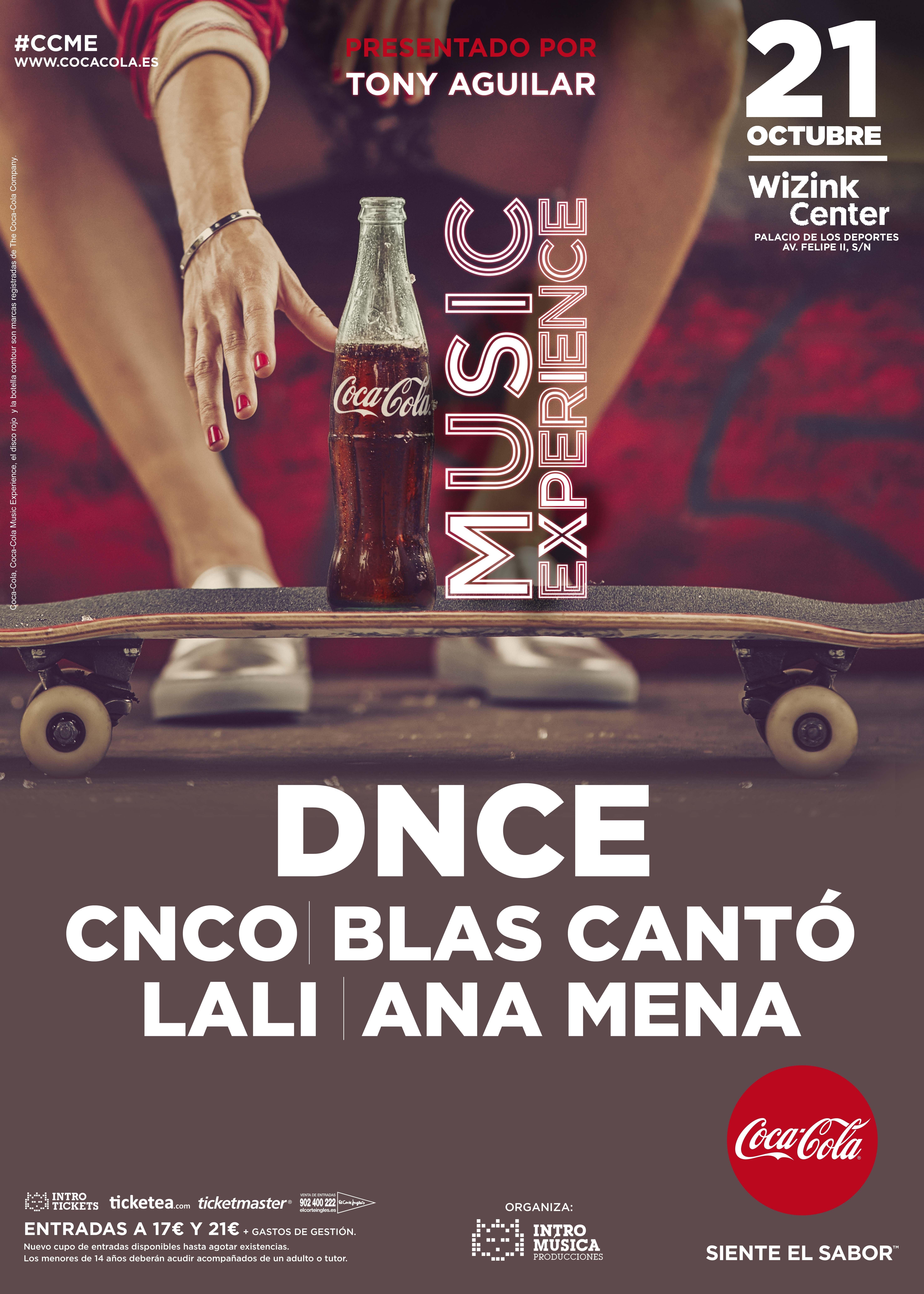 DNCE, con Joe Jonas al frente, cabeza de cartel de CocaCola Music