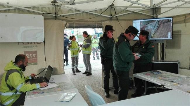 Dispositivo de búsqueda del guardia civil en Guillena | SERVICIO DE EMERGENCIAS 112 ANDALUCÍA ep dispositivobusquedaguardia civilguillena