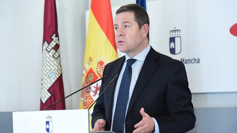 ep el presidente de castilla-la mancha emiliano garcia-page en rueda de prensa