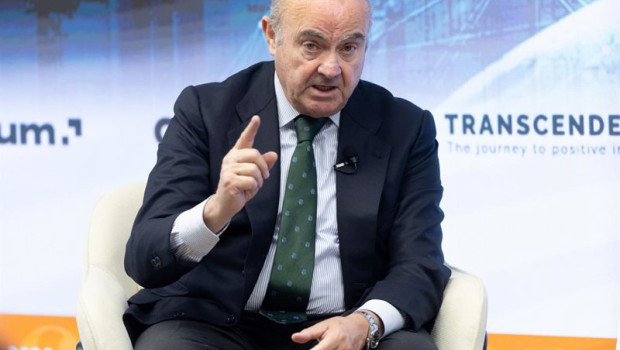 ep el vicepresidente del banco central europeo luis de guindos interviene durnate el xii foro