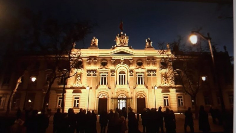 Fachada del Tribunal Supremo iluminada | EUROPA PRESS ep fachada del tribunal supremo iluminada