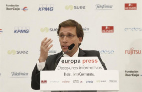 ep foto recurso de la intervencion del alcalde de madrid jose luis martinez-almeida en un desayuno