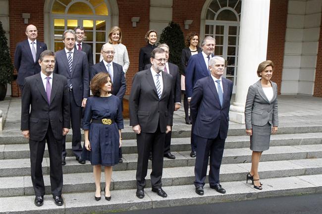 Foto de familia del Gobierno de Rajoy | MONCLOA ep fotofamiliagobiernorajoy