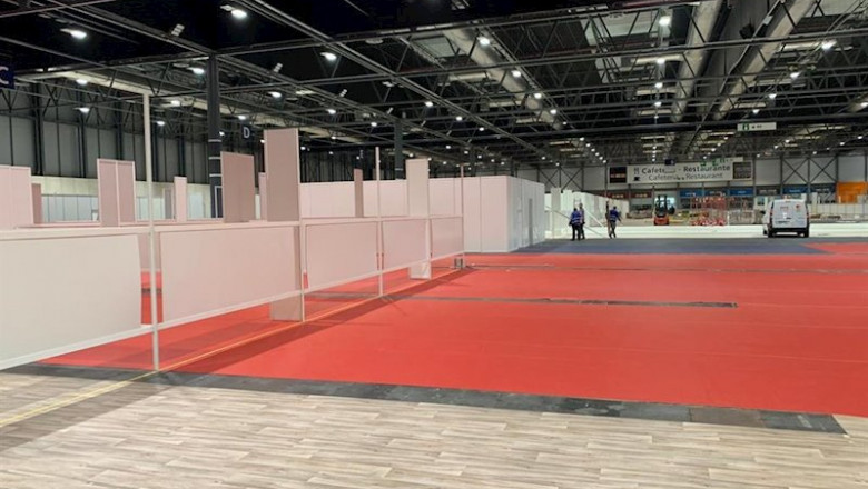 Instalaciones habilitadas en Ifema para el hospital provisional ante el coronavirus. | COMUNIDAD DE MADRID ep instalaciones habilitadas en ifema para el hospital provisional ante el coronavirus