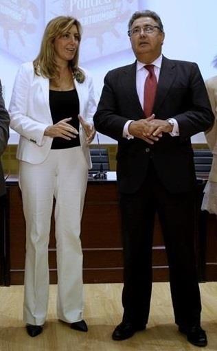 Juan Ignacio Zoido y Susana Díaz | EUROPA PRESS ep juan ignacio zoidosusana diaz