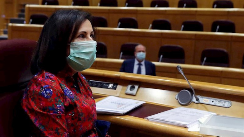 ep la ministra de defensa margarita robles en el senado