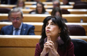 ep la ministra de igualdad ana redondo durante una sesion de control al gobierno en la camara alta a