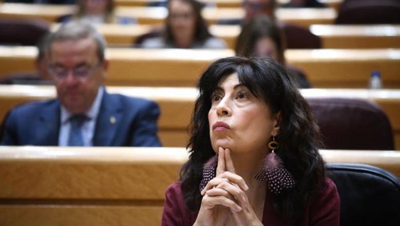 ep la ministra de igualdad ana redondo durante una sesion de control al gobierno en la camara alta a ep la ministra de igualdad ana redondo durante una sesion de control al gobierno en la camara alta a
