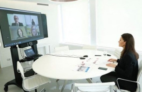 ep la reina letizia se ha reunido a traves de videoconferencia con representantes de aspace