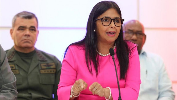 ep la vicepresidenta venezolana delcy rodriguez