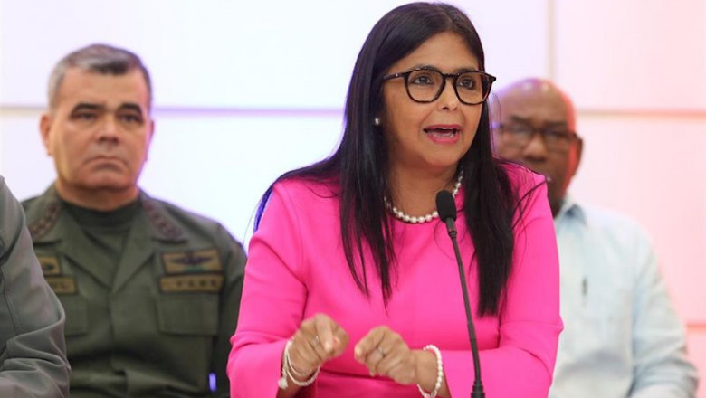 ep la vicepresidenta venezolana delcy rodriguez