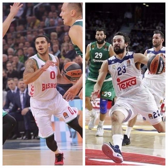 Larkin y Llull, Baskonia y Real Madrid | HTTP://WWW.EUROLEAGUE.NET/ ep larkinllull baskoniareal madrid