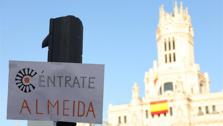 Manifestación a favor de Madrid Central en Madrid | Jesús Hellín - Europa Press ep manifestacionfavormadrid centralmadrid