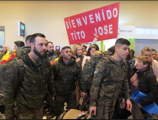 Militares llegan a Badajoz | EUROPA PRESS ep militares lleganbadajoz