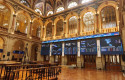 ep paneles del ibex 35 en el palacio de la bolsa a 5 de mayo de 2023 en madrid espana