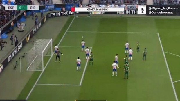 ep partido entre espanyol y eibar en el desafio de laliga santander para luchar contra el
