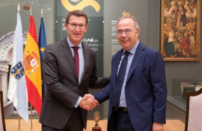 ep presidentela xunta alberto nunez feijoo se reunealcaldesantiagocompostela xose sanchez bugallo