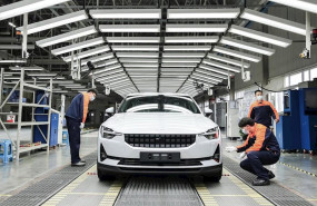 ep produccion del polestar 2 en la planta de polestar en luqiao china